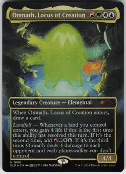 MTG Omnath Locus of Creation Rainbow Foil Foil NM Secret Lair Magic 1686 - Image 1