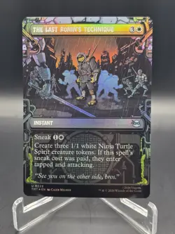 Magic TCG Teenage Mutant Ninja Turtles#223 The Last Ronin's Technique(Showcase) - Image 1