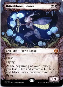 Bitterbloom Bearer (Showcase) 310 Lorwyn Eclipsed NM MTG - Image 1