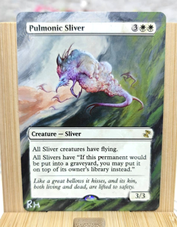 Pulmonic Silver MTG Alter Art Magic The Gathering - Image 1