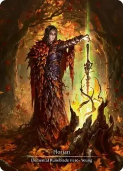 Flesh and Blood FAB Florian (Marvel) NM 1st EditionCold Foil Rosetta - Image 1
