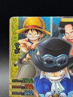 Luffy Sabo Ace C560-W GR Textured Foil One Piece OnePy Berry Match Bandai Ccg - Image 2