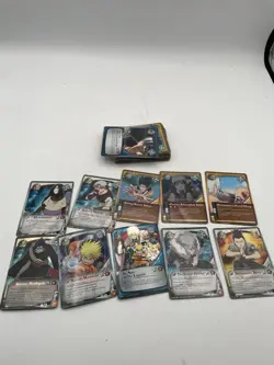 2002 Naruto Trading Card Lot Of 45 Cards Mix Used Good Condition - Image 1