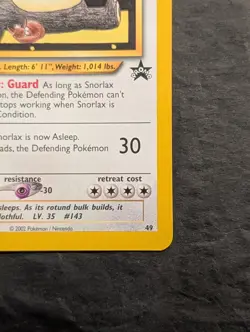 Snorlax - 49 - Pokemon Wizards Black Star Ivy Promo Card Eng - Image 5