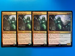 MTG 4x Living Twister # 203 War of the Spark Modern Magic Gathering Card x4 NM - Image 1