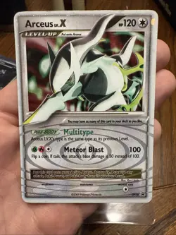 Pokemon TCG Arceus LV.X DP56 Holo Black Star Promo Card - Image 1