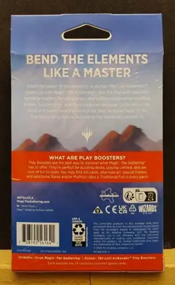 Magic The Gathering Avatar The Last Air Bender Play Pack With Promo ** NEW ** - Image 2