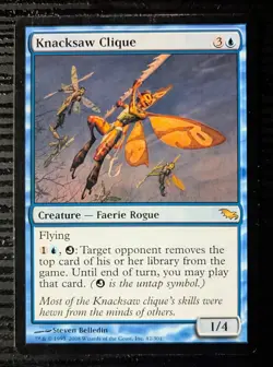 Knacksaw Clique [Shadowmoor] - MtG Magic the Gathering - NM - Image 1