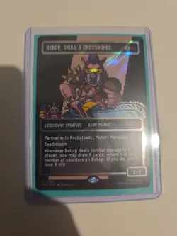 Bebop, Skull & Crossbones (Borderless) (Surge Foil) Commander: TMNT 0087 - Image 1