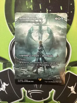 Benedikta Harman - Ishai, Ojutai Dragonspeaker (Borderless) Final Fantasy Mtg NM - Image 1
