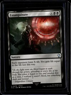 Exsanguinate - 276 - FIC - NM - MTG Magic the Gathering - Image 1