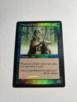 Mtg Wirewood Savage FOIL Onslaught Played 304/350 - Image 1
