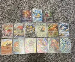Pokemon TCG 15 card Lot Illustration Rare Full Art Secret Illustration Rare - Image 1