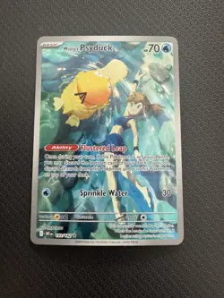 Pokemon Destined Rivals Misty's Psyduck Illustration Rare 193/182 NM - Image 1