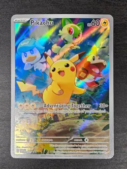 Pikachu 027 - Pokemon Scarlet & Violet Black Star Promo - Image 1