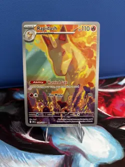 Rapidash 189/182 - Pokemon Destined Rivals SV10 - Illustration Rare IR - NM - Image 1
