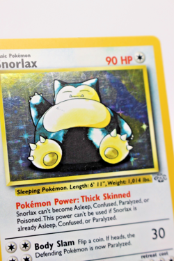 Pokemon TCG Snorlax 11/64 Jungle Holo Rare WOTC LP - Image 2