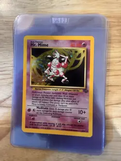 Pokemon TCG Mr. Mime Jungle Holo Rare Nm - Image 1