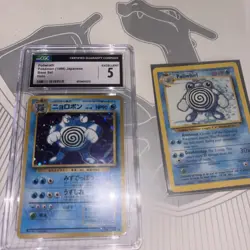 1999 Pokemon Base Unlimited #13 Poliwrath Holo R CGC 5 - Image 5