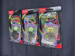 Pokemon TCG Mega Evolutions Phantasmal Flames Blister Booster Packs lot of 3 - Image 1