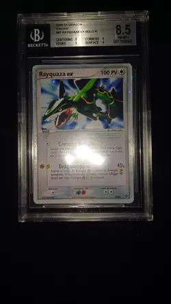 POKEMON RAYQUAZA EX HOLO EX DRAGON 97/97 ITA BGS 8,5 NM-MT+ NO SHINING CHARIZARD - Image 1