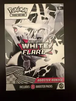 2025 Pokemon TCG Scarlet & Violet White Flare Booster Bundle – Factory Sealed - Image 1