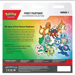 LOT (5) Pokemon TCG First Partner Illustration Collection Series PRESALE - Image 3