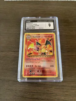 Pokemon TCG Evolutions Charizard Holo Rare CGC 9 11/108 Reverse Holo 2016 - Image 1