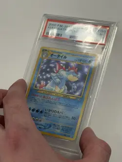 2000 PSA 8 Feraligatr #160 Holo Rare Pokemon TCG Japanese Neo Vintage Graded - Image 3