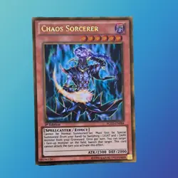 1996 Yu-Gi-Oh! Chaos Sorcerer PGLD-EN084 1st Edition Premium Gold Card - Image 1