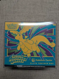 Pokemon Ascended Heroes Pokemon Center Exclusive ETB Elite Trainer Box - Image 1