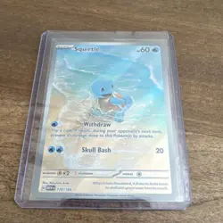 Pokemon TCG Squirtle 170/165 Scarlet & Violet 151 Illustration Rare Holo - Image 1