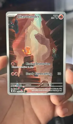 Charmander 168/165 - Scarlet & Violet-151 - Illustration Rare - Pokemon TCG NM - Image 1