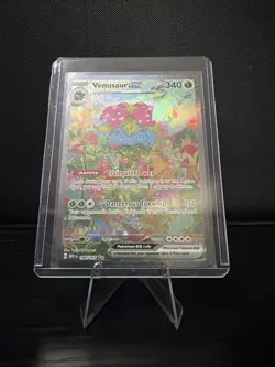 Venusaur ex 198/165 SV: 151 Special Illustration Rare Full Art Pokemon TCG NM/M - Image 1