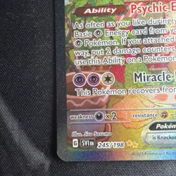 Pokemon TCG Gardevoir EX 245/198 Scarlet & Violet Base NM Condition - Image 5