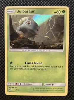 Bulbasaur 1/18 Holo Rare - Pokemon TCG Detective Pikachu NM - Image 1