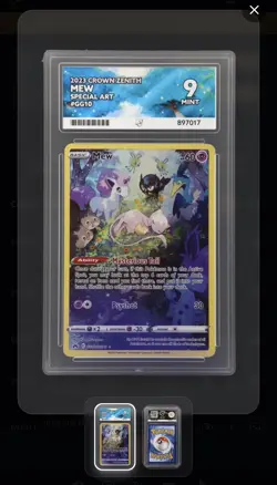 Mew - Crown Zenith - GG10/GG70 - Special Art - 2023 - ACE Graded 9 - Pokemon TCG - Image 1