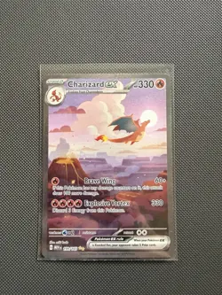 Pokemon Charizard ex 199/165 Sv: Scarlet & Violet 151 Special Illustration Rare… - Image 1