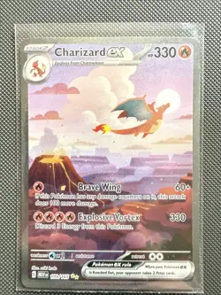 Pokemon Charizard ex 199/165 Sv: Scarlet & Violet 151 Special Illustration Rare… - Image 3