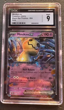 Mimikyu EX Pokemon 2023 Black Star Promos 004 Holo - Image 1