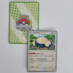 Snorlax 143/196 2023 World Championships Deck Variant Lost Origin Pokemon - Image 1