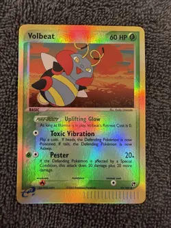2003 Pokemon EX Sandstorm Volbeat 53/100 Uncommon Reverse Holo - NM - Image 1