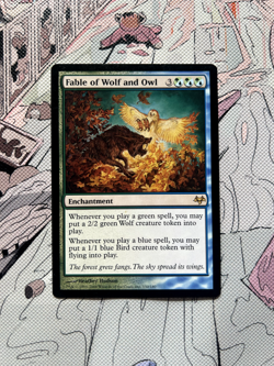 Fable of Wolf and Owl | Rare | Eventide #150 | Magic MTG Card - Image 1
