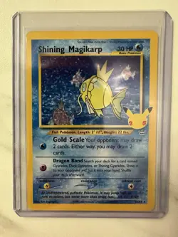 Pokemon TCG Shining Magikarp Celebrations Holo Card (66/64) - Image 2