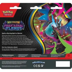 Pokemon TCG Mega Evolution Phantasmal Flames 3 Pack Blister Sneasel Promo Cards - Image 2