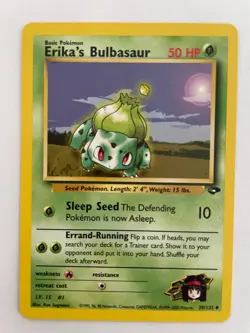 Pokemon TCG Erika's Bulbasaur Gym Challenge Card 39/132 Unlimited NM - Image 1