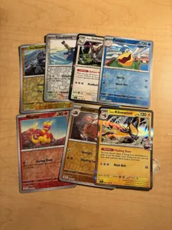Pokemon Journey Together 7 Card Lot Holographic - Image 1