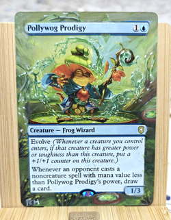 Pollywog Prodigy MTG Alter Art Magic The Gathering - Image 1