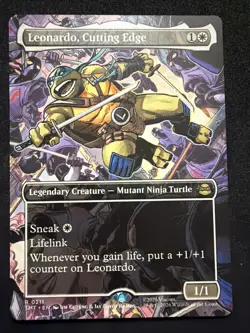 Leonardo, Cutting Edge (Borderless) Teenage Mutant Ninja Turtles Regular - Image 1