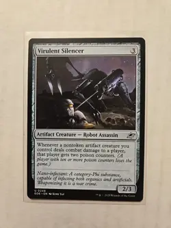 Virulent Silencer - Edge of Eternities - NM - Uncommon - Artifact Creature - Image 1